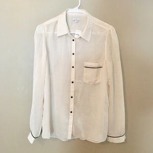 GAP cream blouse new with tags